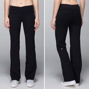 Lululemon Black Astro Yoga Pants Size 4